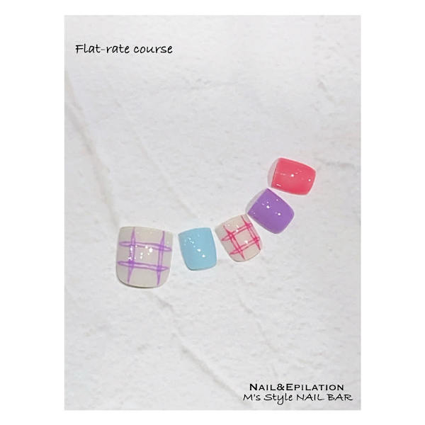 フット定額デザイン|M's Style NAIL BAR