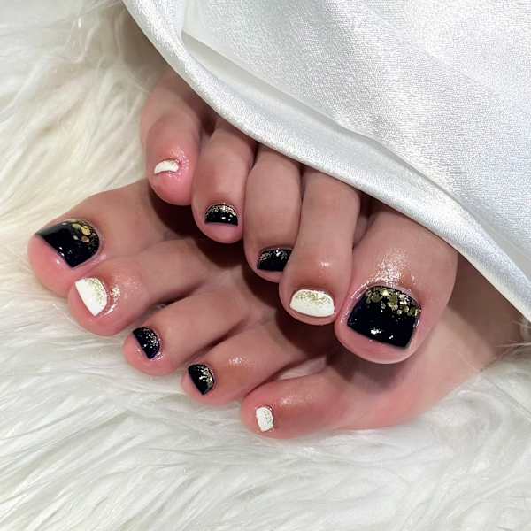 ネイビー×ホワイト