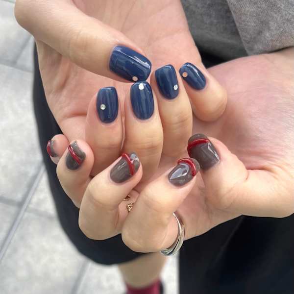 〈ジェル〉ぷっくりフレンチ