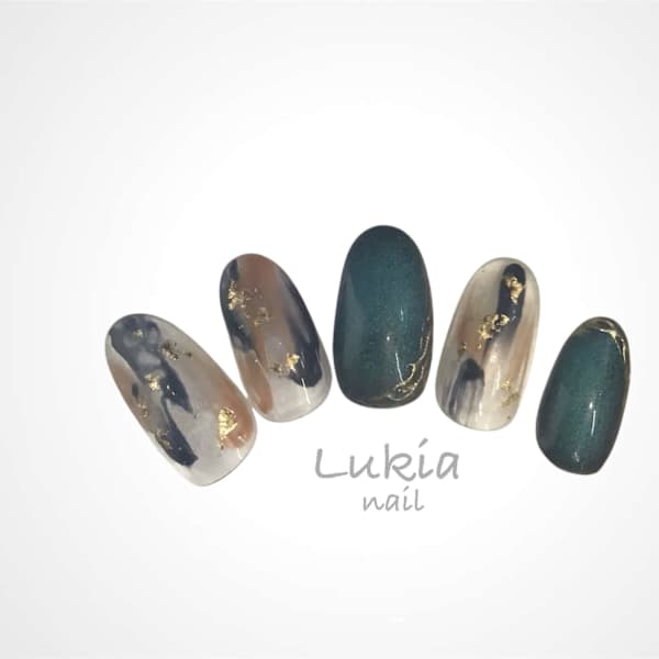 2月おすすめ◇塗りかけネイル