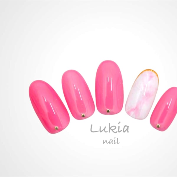 可愛い☆ピンク　大理石風|Lukia