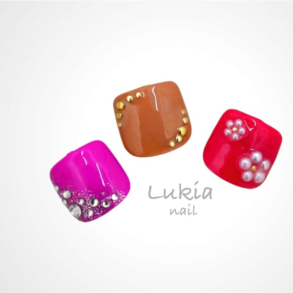 レトロガーリー☆フットネイル