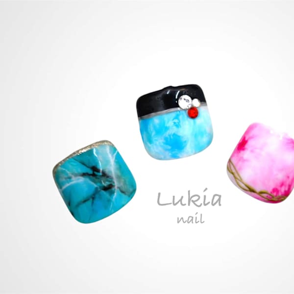 大理石design☆フットサンプル