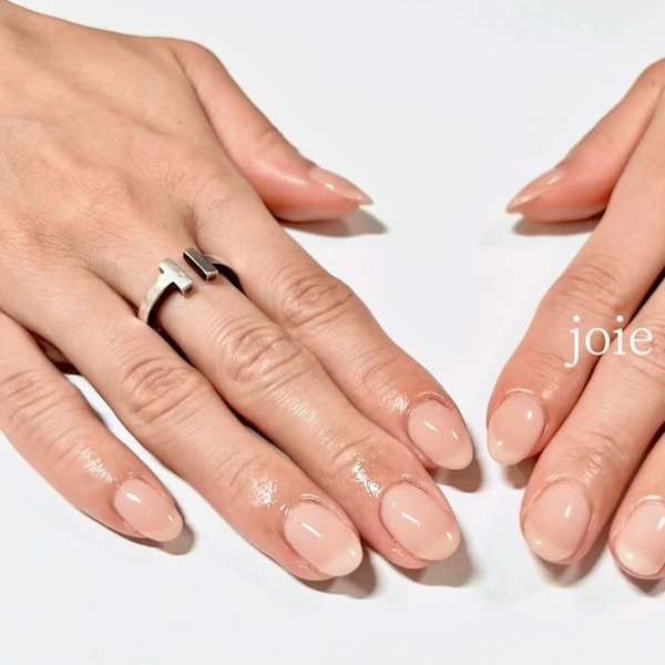 ナチュラルスキンカラー|nail atelier joie【ジョワ】御徒町 （パラジェル・フィルイン・付替オフ無料）