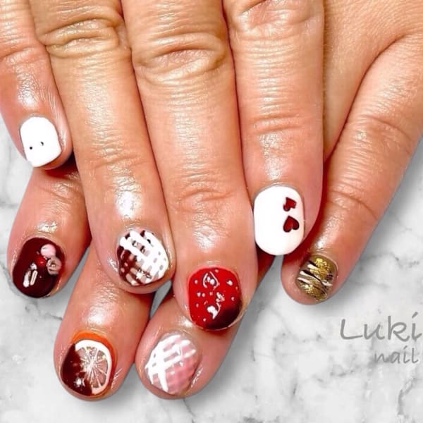 バレンタインネイル☆