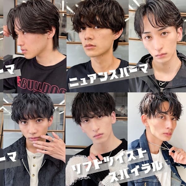 L men's 渋谷 メンズカット/眉毛/メンズ パーマ/ニュアンスパーマ