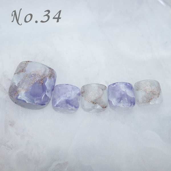 フットネイル：No.34