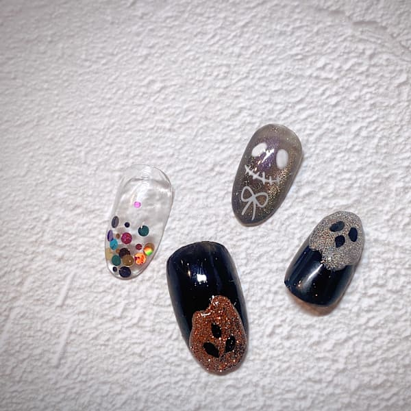 ハロウィン ワンポイントアート