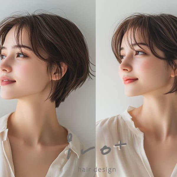 hair design iro+南田宮店【イロ プラス】ブリーチなしダブルカラー/髪質改善カラー