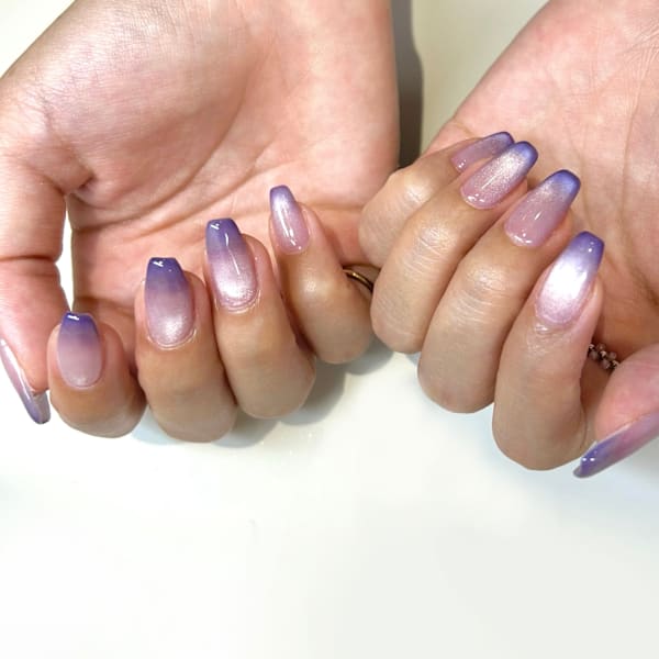 マグネットグラデーションネイル