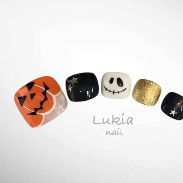 ハロウィン☆フットネイル