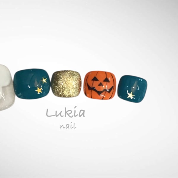 ハロウィン☆フットネイル