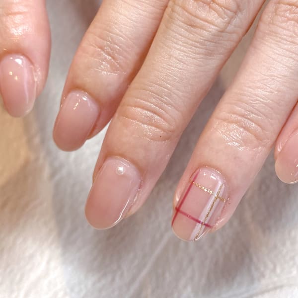 定額シンプルアートデザインネイル+他店オフ無料6,800円