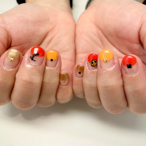 〈シェラック〉ハロウィンネイル