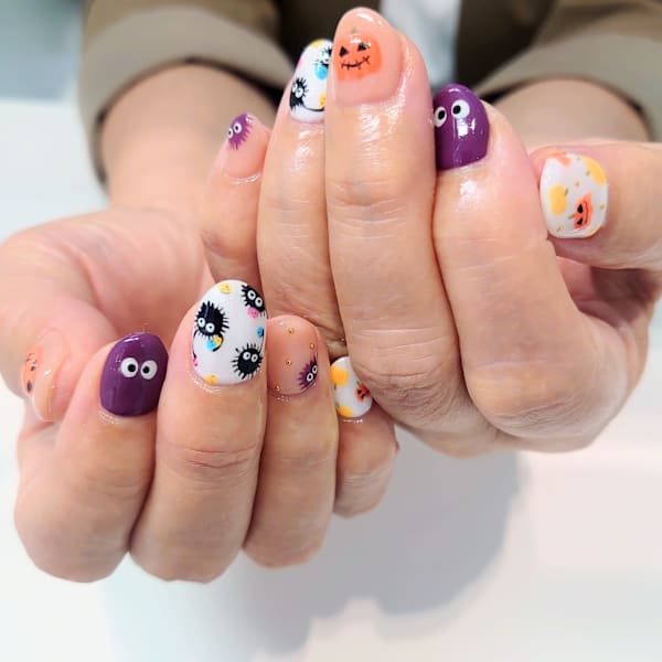 〈ジェル〉ハロウィンネイル★|MENARD CHAMPS BILEC Nail Salon