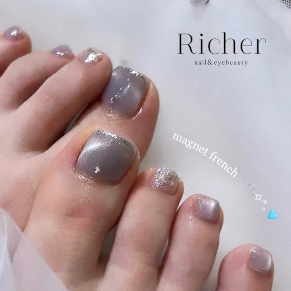 フットデザインネイル|Richer パラジェル フィルイン