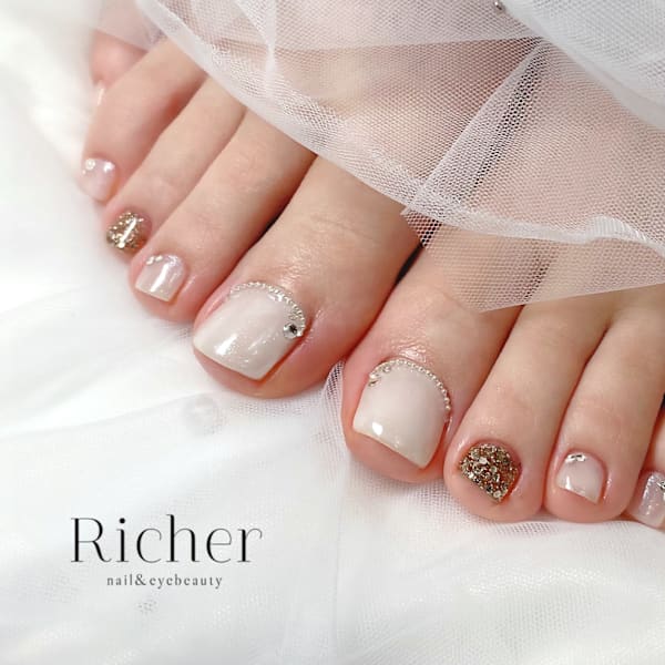 フットデザインネイル|Richer パラジェル フィルイン