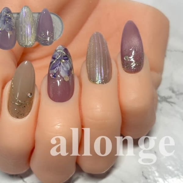 美サロンアロンジェ甲府向町店×ネイル