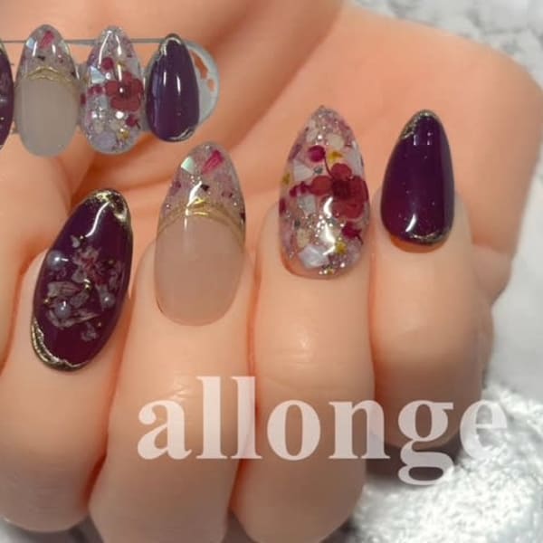 美サロンアロンジェ甲府向町店×ネイル