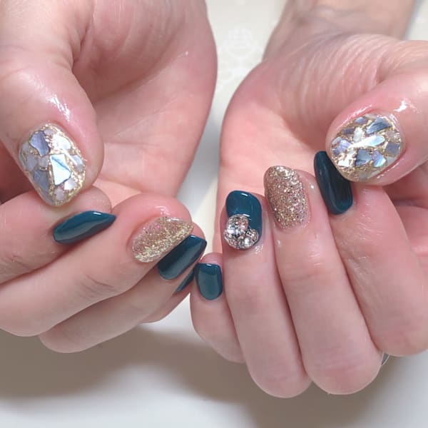 ステンド風ネイル