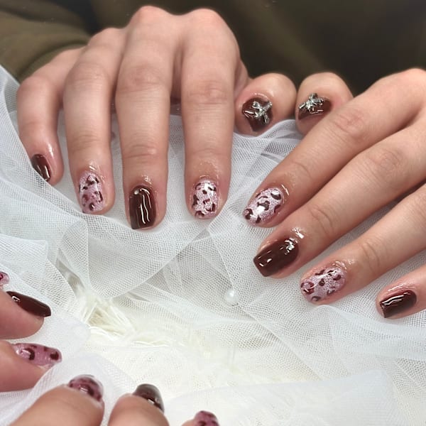 キラキラレオパードデザイン⭐︎