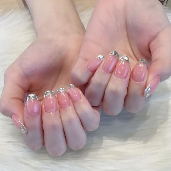 ガラスフレンチ|トゥエラ★池袋西口ネイルサロン★