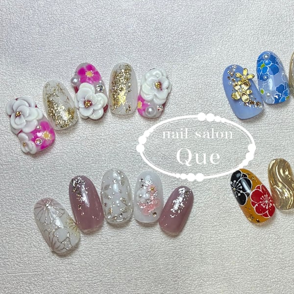 成人式ネイル|ネイルサロンQUE