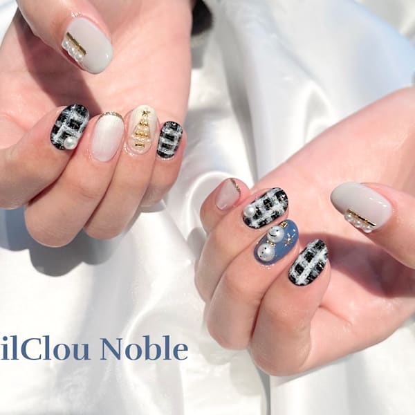 クリスマスネイル