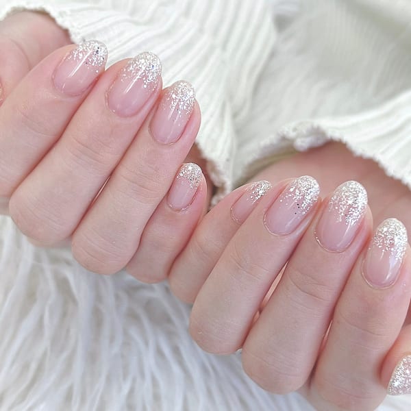 【シンプル】ラメグラデーション♪|Nail Salon DANAE GINZA