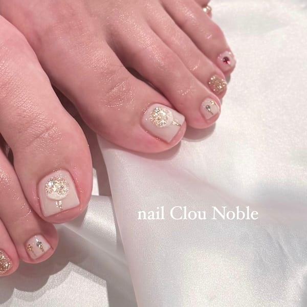 フット×クリスマス|nail Clou Noble