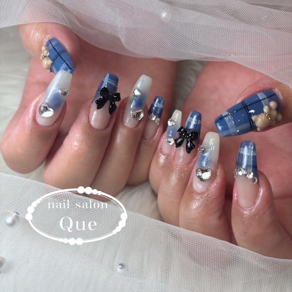 チェックネイル|ネイルサロンQUE