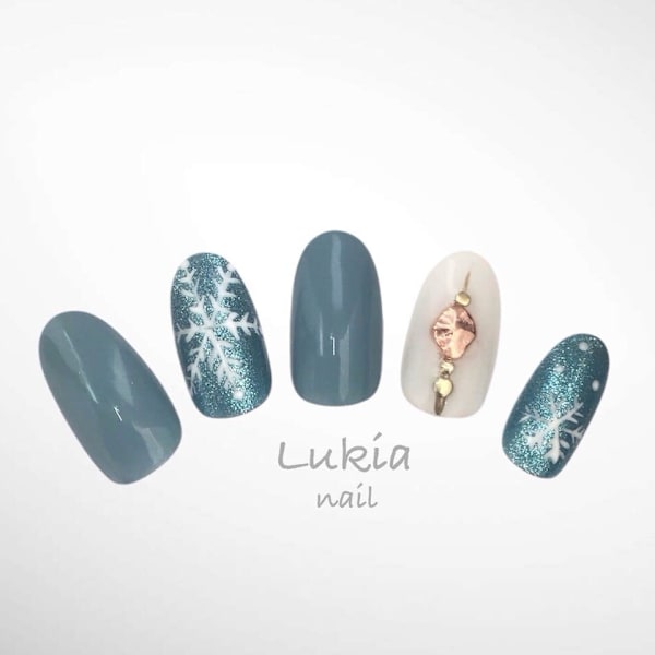 冬おすすめ☆結晶ネイル|Lukia