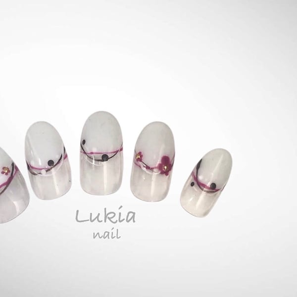 冬おすすめ☆シンプルネイル