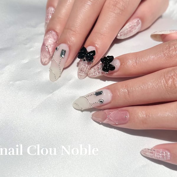 キルティング×ツイード