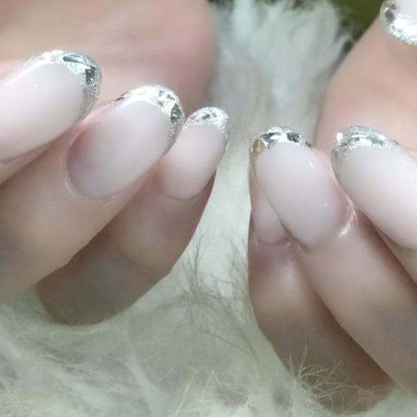 ガラスフレンチ|自爪を削らないパラジェル導入店〔ファッシーナ〕