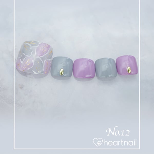 フットネイル：No.12