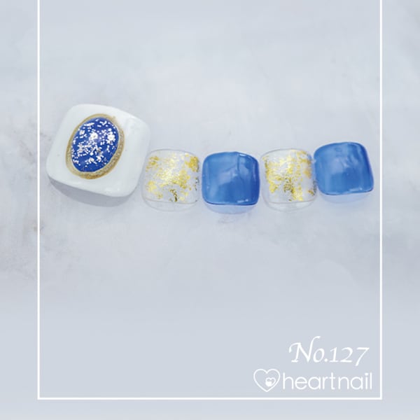 フットネイル：No.127|はあとねいる 大橋店