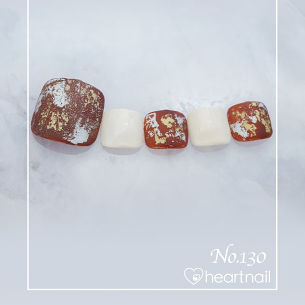 フットネイル：No.130|はあとねいる 大橋店