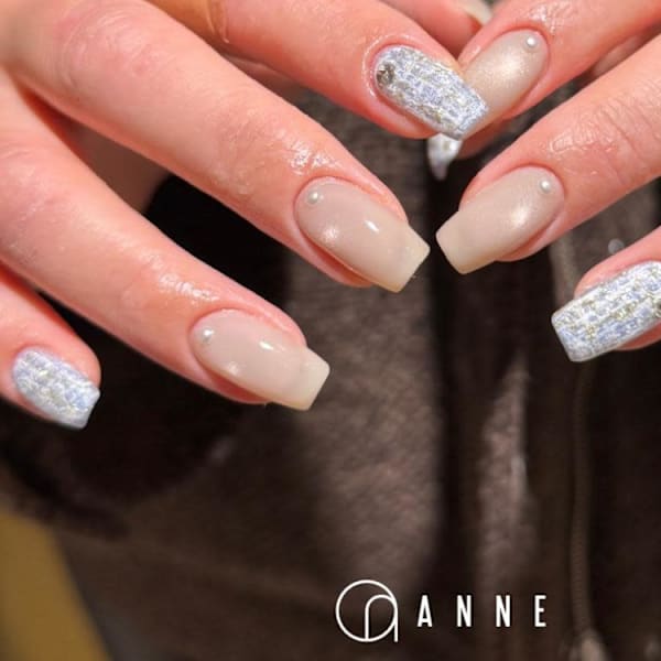 ツイードネイル