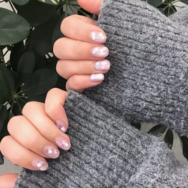 バレンタインネイル