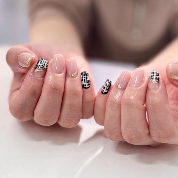 ツイードネイル