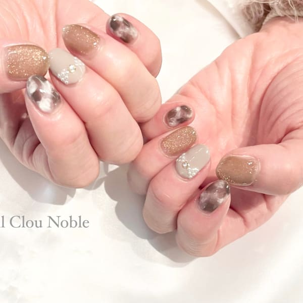 パールリボン×マーブル