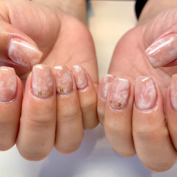 〈ジェル〉淡マーブル