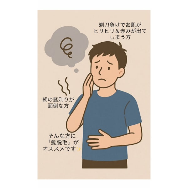 【メンズ脱毛】ヒゲ脱毛|M's Style NAIL BAR