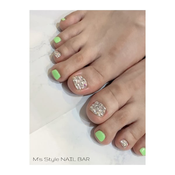 フットお客様ネイル|M's Style NAIL BAR