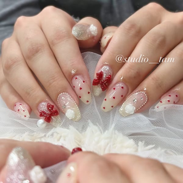 ハートと薔薇のトレンドデザイン♪