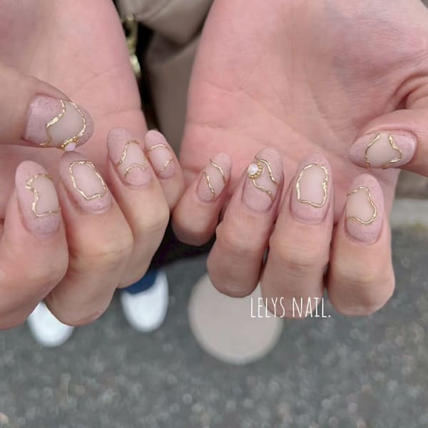 ハンド持ち込みデザイン|Lelys nail