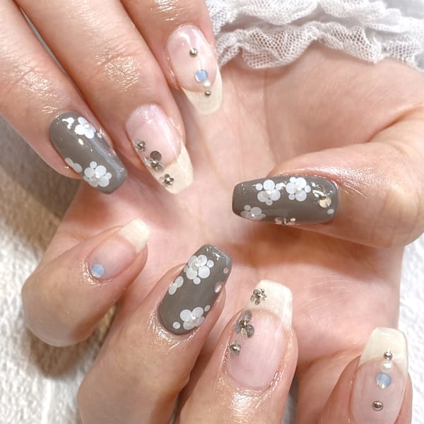 【選べるトレンド◎指先★華やか美人】定額トレンドデザイン