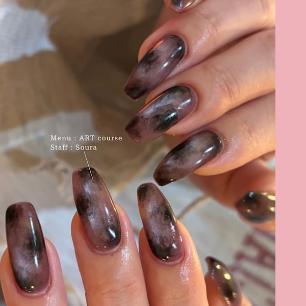 定額Artコース｜スモーキーカラー