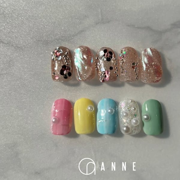 ANNE渋谷店 パラジェル 3月マンスリーデザイン